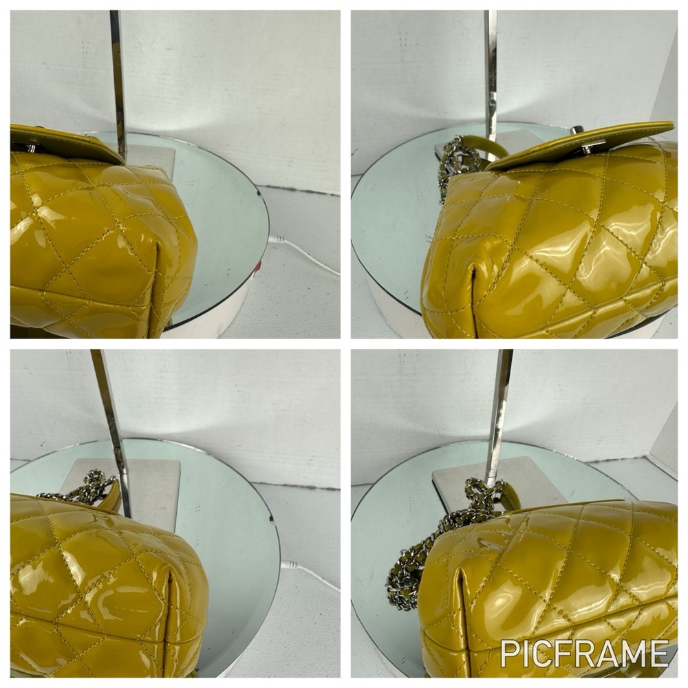 ❌SOLD IN BUNDLE❌CHANEL CC MINI PATENT LEATHER SHOULDER/CROSSBODY BAG - Picture 5 of 14